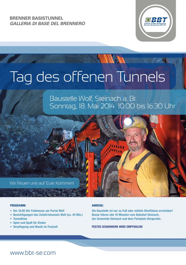 Tag des offenen Tunnels in Wolf