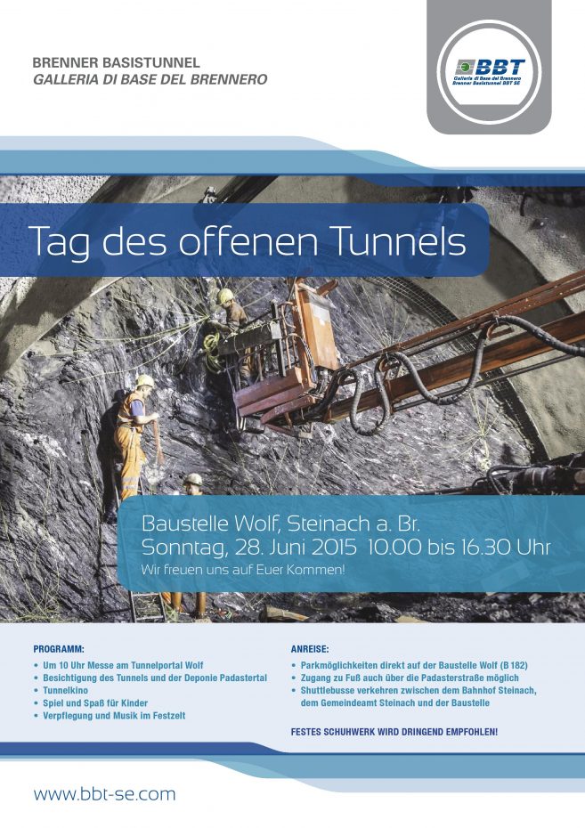 Tag des offenen Tunnels in Wolf am 28.06.2015